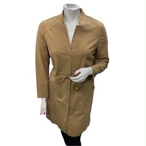 Chico's Tan Trench Coat Size XL